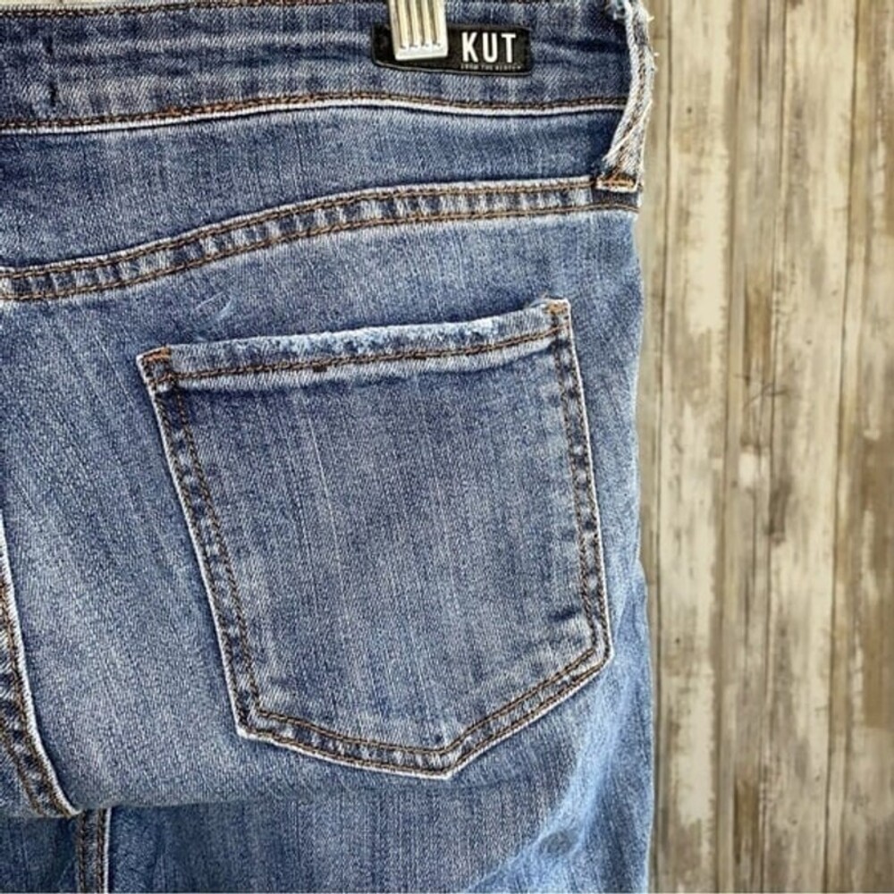 Kut From The Kloth Catherine Boyfriend Denim Size 8 - Picture 4 of 9